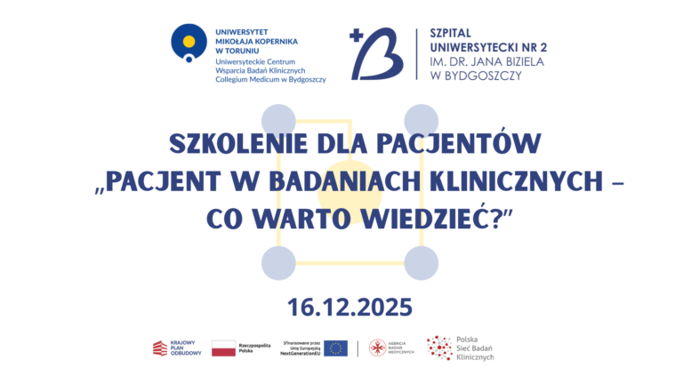 O&nbsp;roli pacjenta w&nbsp;badaniach klinicznych – szkolenie w&nbsp;Szpitalu Uniwersyteckim nr&nbsp;2 w&nbsp;Bydgoszczy