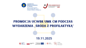 Promocja UCWBK UMK CM&nbsp;podczas wydarzenia „Środa z&nbsp;profilaktyką”
