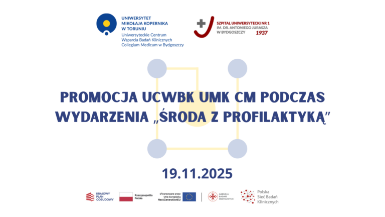 Promocja UCWBK UMK CM&nbsp;podczas wydarzenia „Środa z&nbsp;profilaktyką”