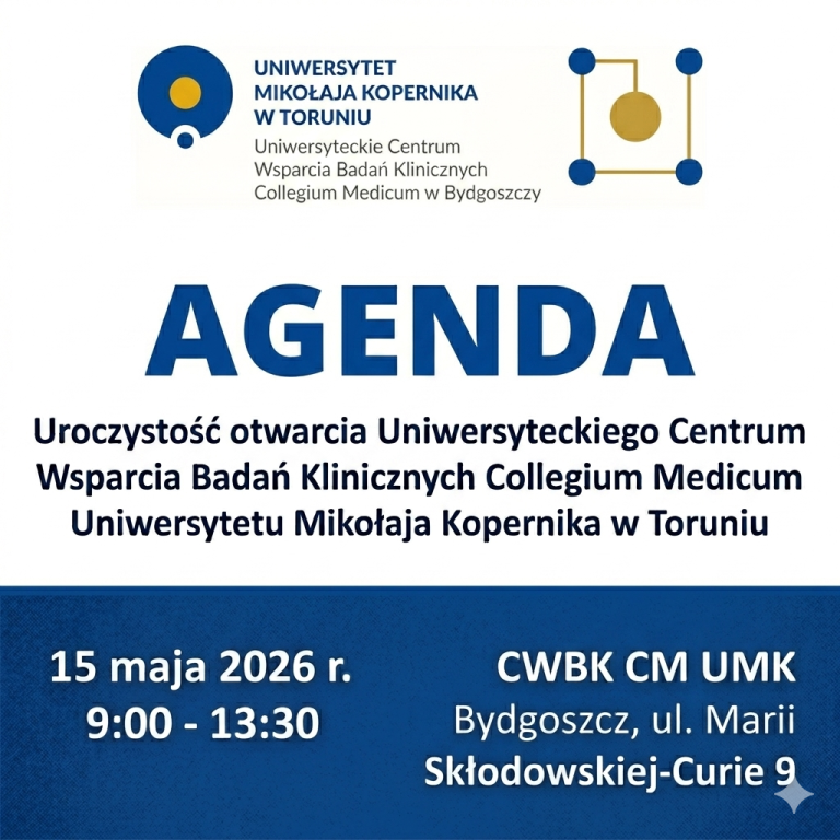 Otwarcie Uniwersyteckiego Centrum Wsparcia Badań Klinicznych Collegium Medicum UMK